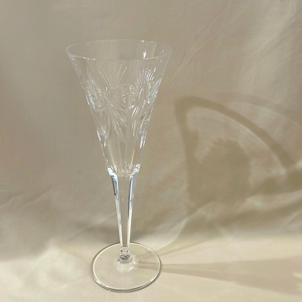 Waterford Millennium HEALTH Crystal Toasting Flute - W1117